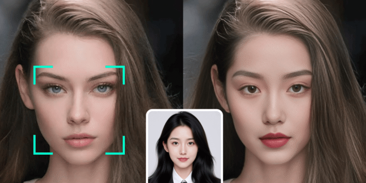 AI face swap technology