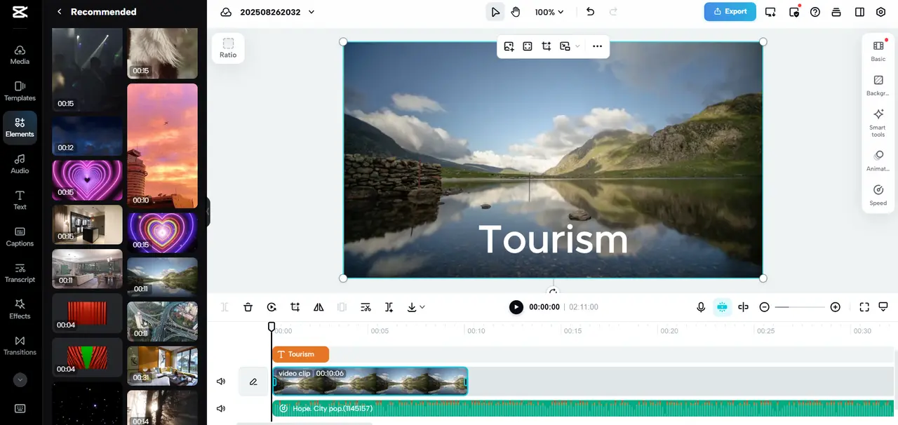CapCut Web Collage Tools