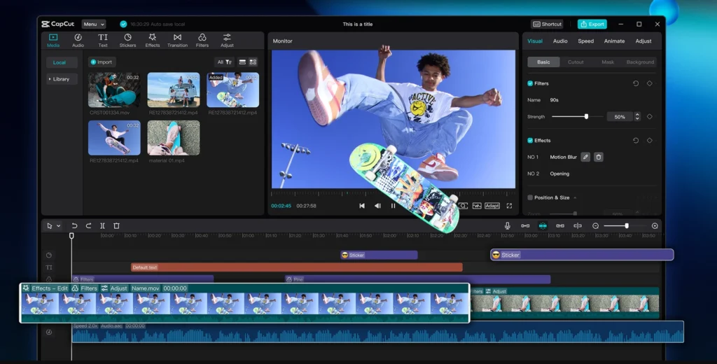 Creating Engaging School Presentations Using CapCut Desktop Video Editor