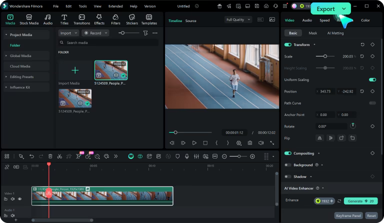 Remove Objects from Video vs. Cropping: How to Keep 4K Quality 7 Cropping vs Object Removal 6
